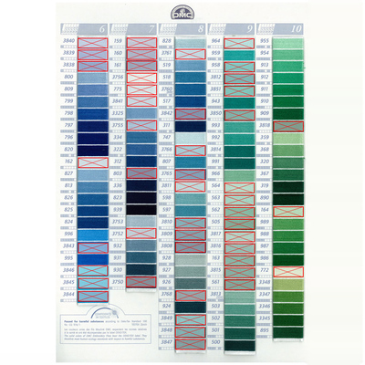 無敵了!法國DMC 5號蕾絲線,繡出夢幻珍珠棉,25米超長線號大公開!